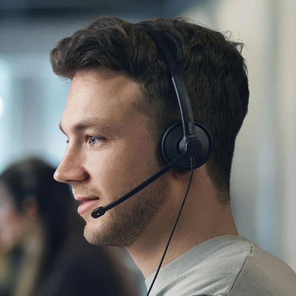 Гарнітура комп'ютерна моно On-Ear EPOS IMPACT 100 MS, USB C + A, Microsoft Teams, односпрямований, 2м, Чорний 1001419 фото