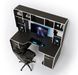 Геймерский стол ZEUS-Game Viking-4S (1600x850/800 мм) черно-белый Vi-4SB фото 4