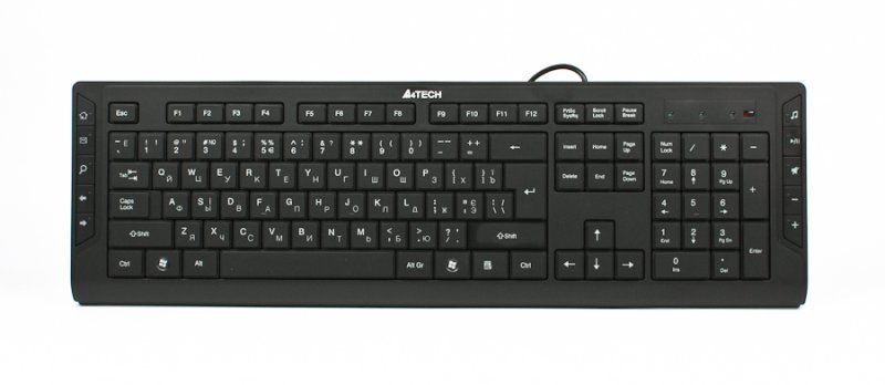 Клавиатура A4Tech KD-600L USB (черная) 0200008 фото