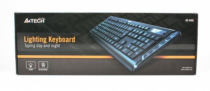Клавиатура A4Tech KD-600L USB (черная) 0200008 фото