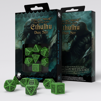 Набор кубиков COC The Outer Gods Cthulhu Dice Set (7) SCTC16 фото