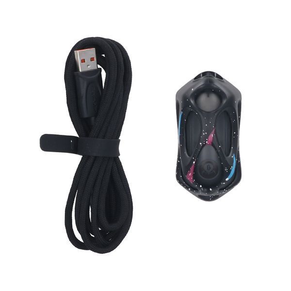 Миша GravaStar Mercury X Pro, 8K, BT/WL/USB-A, RGB, Neon Graffiti GS_X_PRO_CG_BLK фото