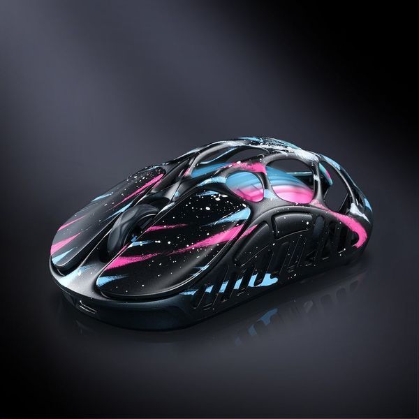 Миша GravaStar Mercury X Pro, 8K, BT/WL/USB-A, RGB, Neon Graffiti GS_X_PRO_CG_BLK фото
