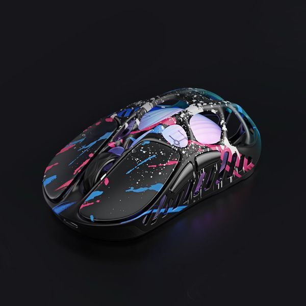 Миша GravaStar Mercury X Pro, 8K, BT/WL/USB-A, RGB, Neon Graffiti GS_X_PRO_CG_BLK фото