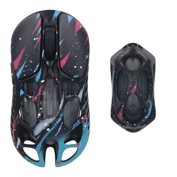 Миша GravaStar Mercury X Pro, 8K, BT/WL/USB-A, RGB, Neon Graffiti GS_X_PRO_CG_BLK фото