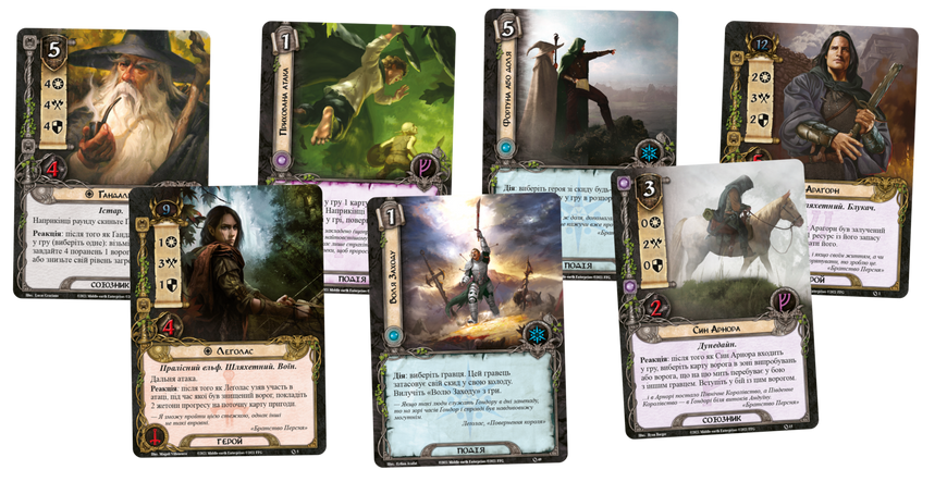 Володар Перснів. Карткова гра (The Lord of the Rings: The Card Game) - копія для клубу та презентацій GKCH155 фото