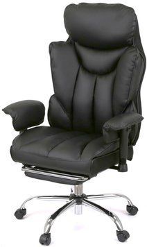 Крісло АКЛАС Бамбетель RL 10093H (PU Black) 158595 фото