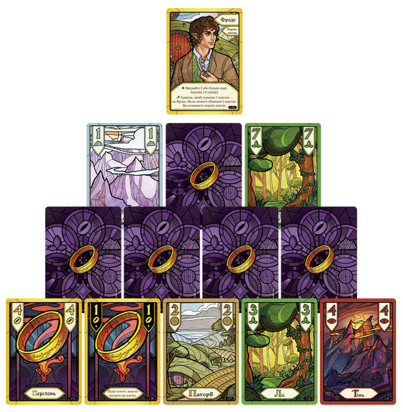 Братство Персня. Карткова гра (The Fellowship of the Ring The Trick Taking Game) - 1 ТК (6 шт) GKCH224fs фото
