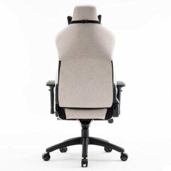 Геймерське крісло VR Racer Textile Halk серый-черный 555291 фото