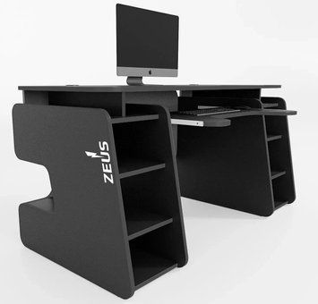 Геймерський стіл ZEUS-Game Galaktika чорний GAL-1 фото