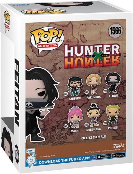 Фейтан - Funko POP Animation Hunter x Hunter #1566: Feitan optfunko098 фото