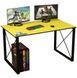 Геймерський стіл Rasin LOFT-21 жовтий загальний вигляд